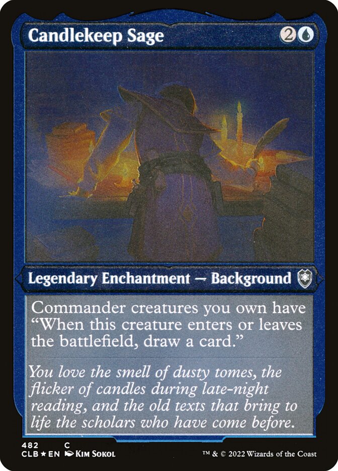 Candlekeep Sage (Etched Foil)