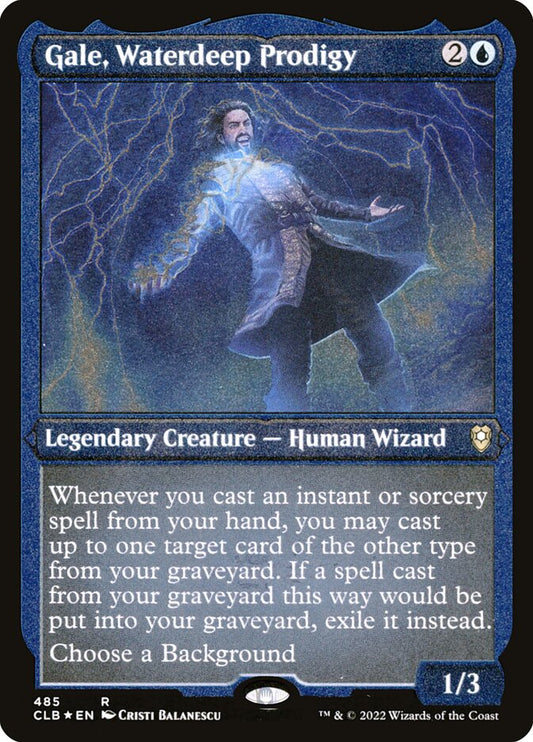 Gale- Waterdeep Prodigy (Etched Foil)