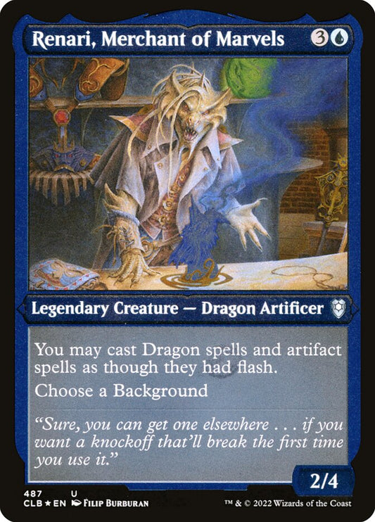 Renari- Merchant of Marvels (Etched Foil)