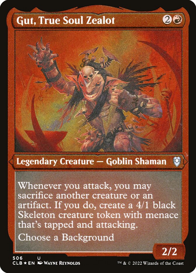 Gut- True Soul Zealot (Etched Foil)