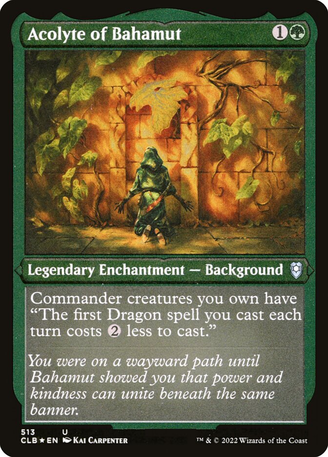 Acolyte of Bahamut (Etched Foil)