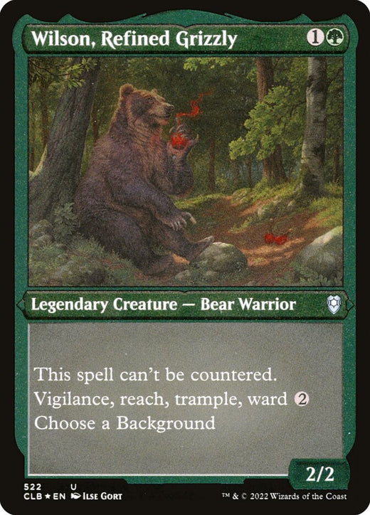 Wilson- Refined Grizzly (Etched Foil)