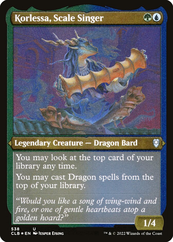 Korlessa- Scale Singer (Etched Foil)