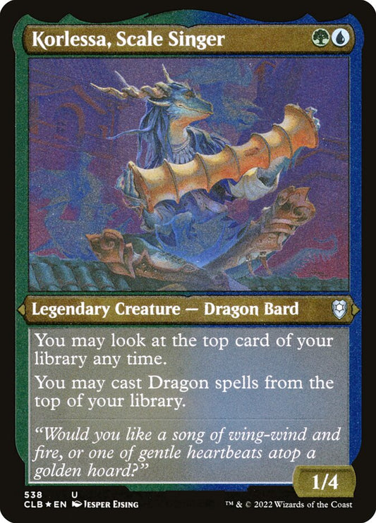 Korlessa- Scale Singer (Etched Foil)