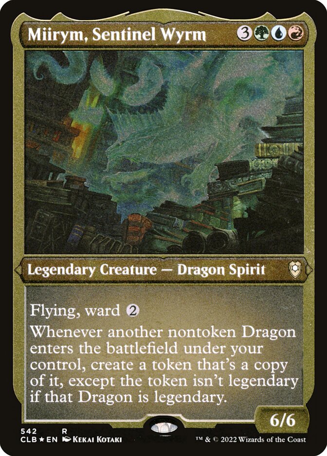 Miirym- Sentinel Wyrm (Etched Foil)