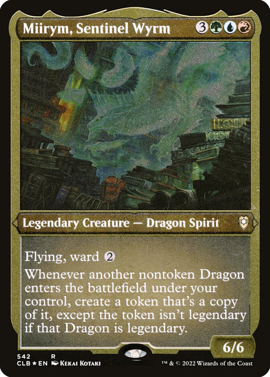 Miirym- Sentinel Wyrm (Etched Foil)
