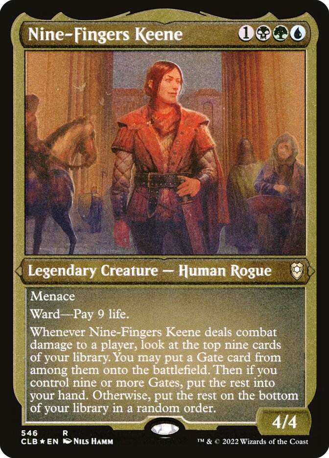 Nine-Fingers Keene (Etched Foil)