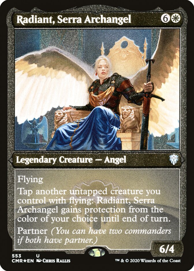 Radiant- Serra Archangel (Foil Etched)