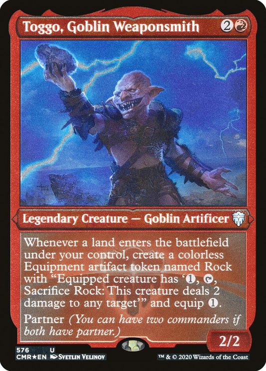 Toggo- Goblin Weaponsmith (Foil Etched)