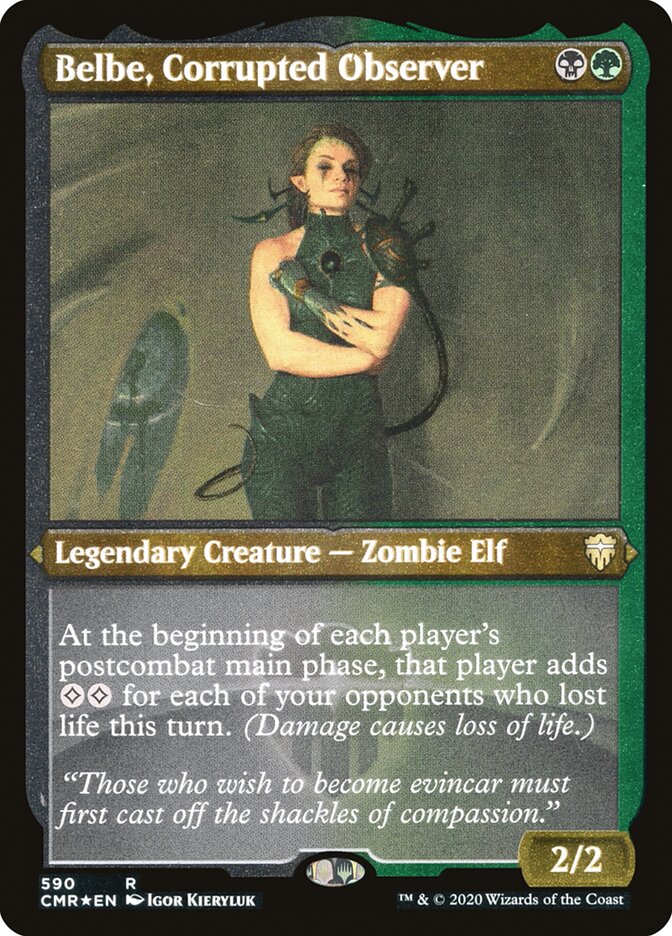 Belbe- Corrupted Observer (Foil Etched)