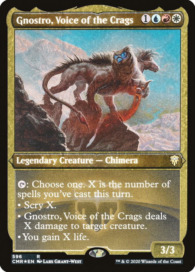 Gnostro- Voice of the Crags (Foil Etched)