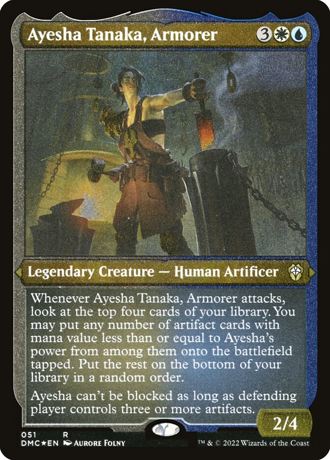 Ayesha Tanaka- Armorer (Foil Etched)