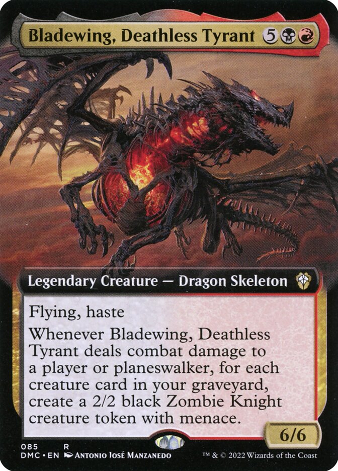Bladewing- Deathless Tyrant (Extended Art)