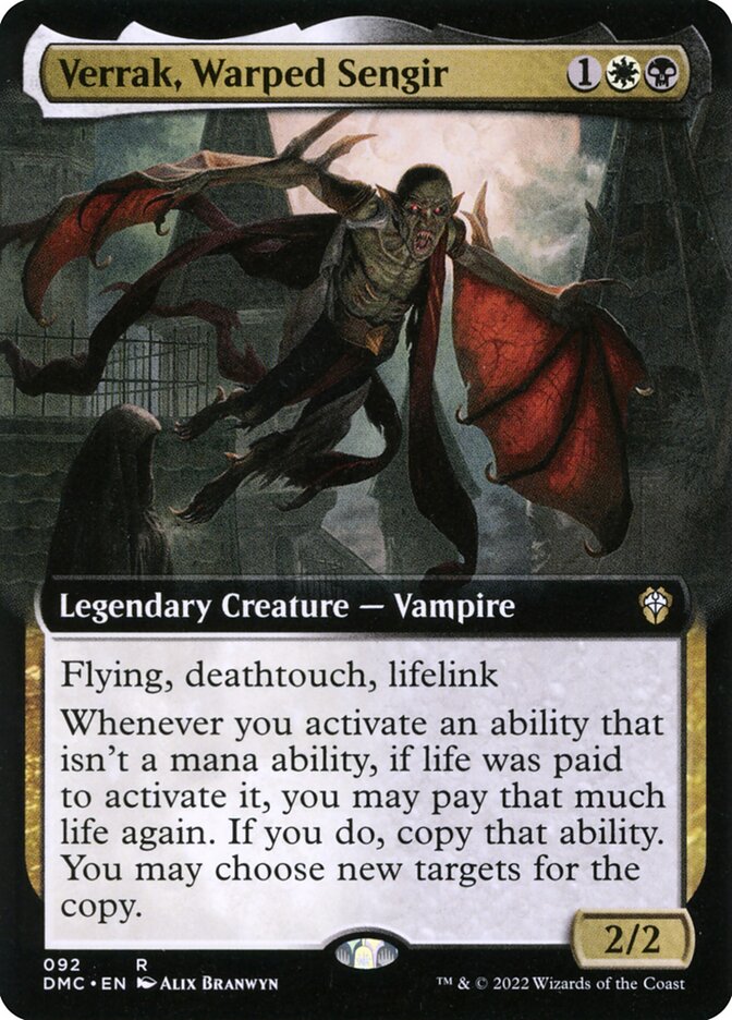 Verrak- Warped Sengir (Extended Art)