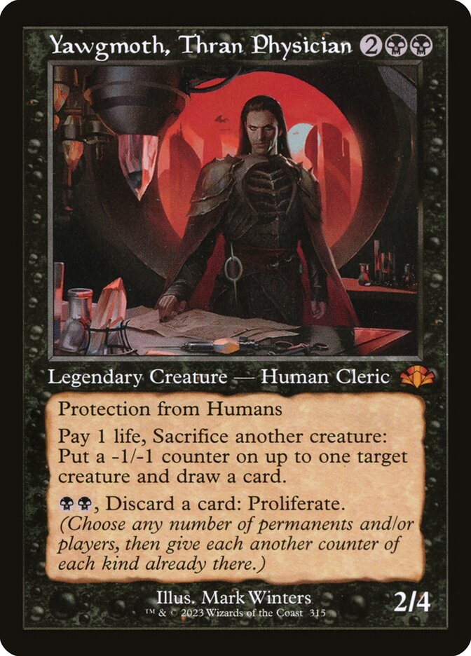 Yawgmoth- Thran Physician (Retro Frame)