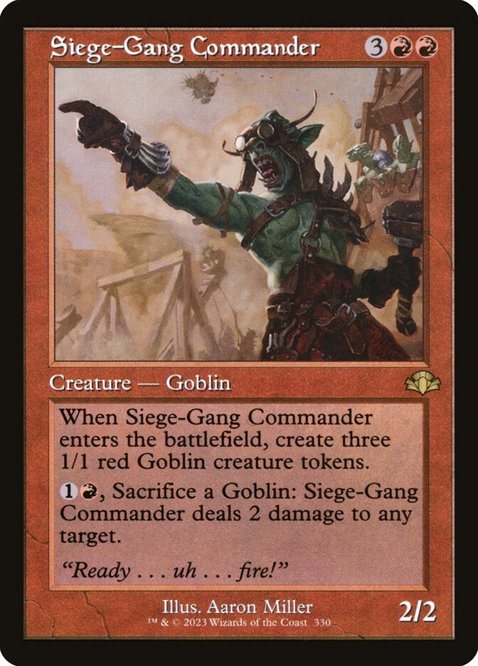 Siege-Gang Commander (Retro Frame)