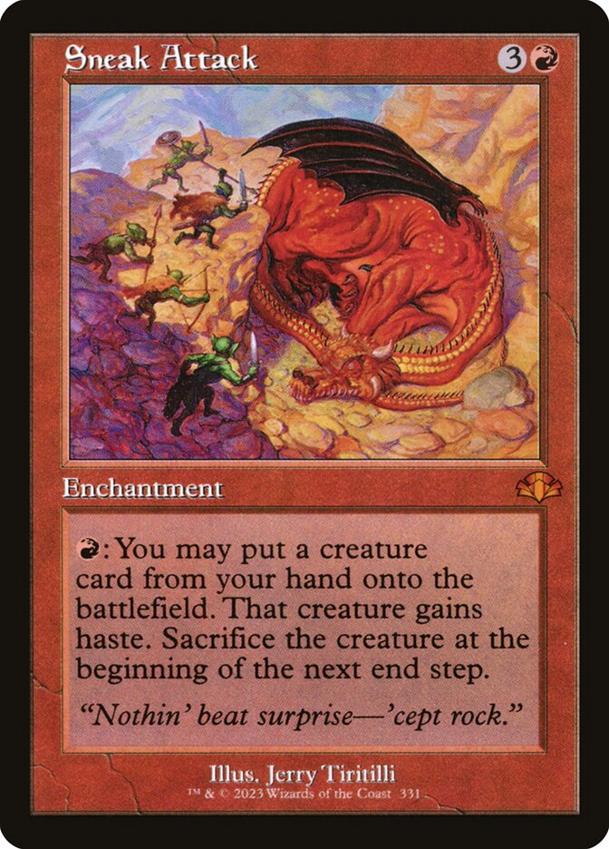 Sneak Attack (Retro Frame)