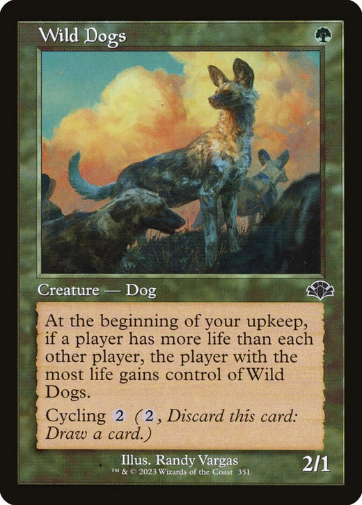 Wild Dogs (Retro Frame)