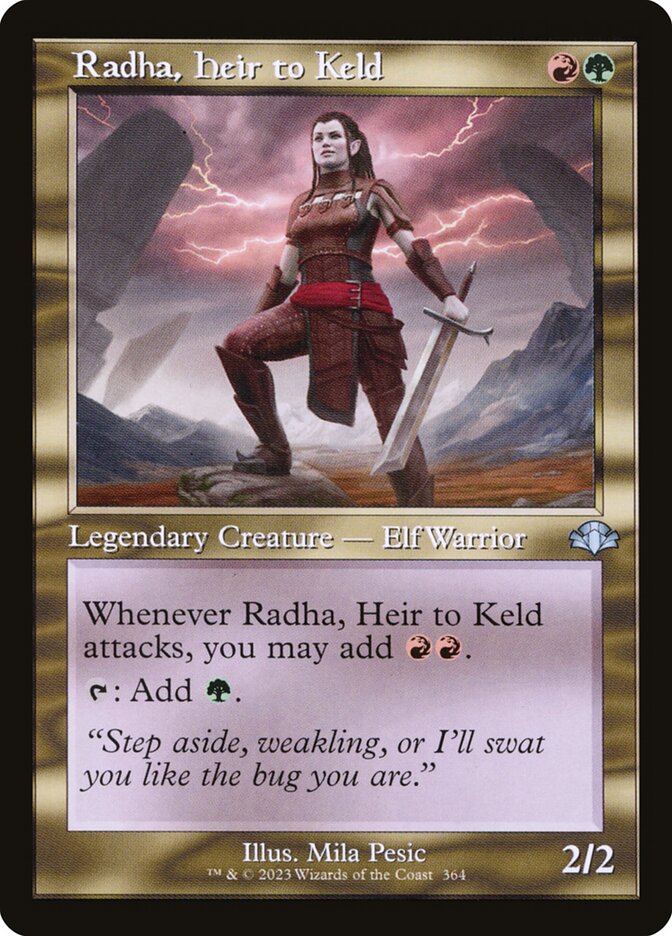 Radha- Heir to Keld (Retro Frame)