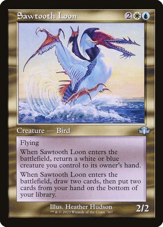 Sawtooth Loon (Retro Frame)