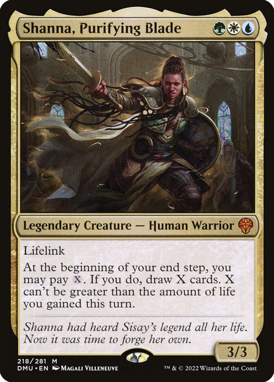 Shanna- Purifying Blade