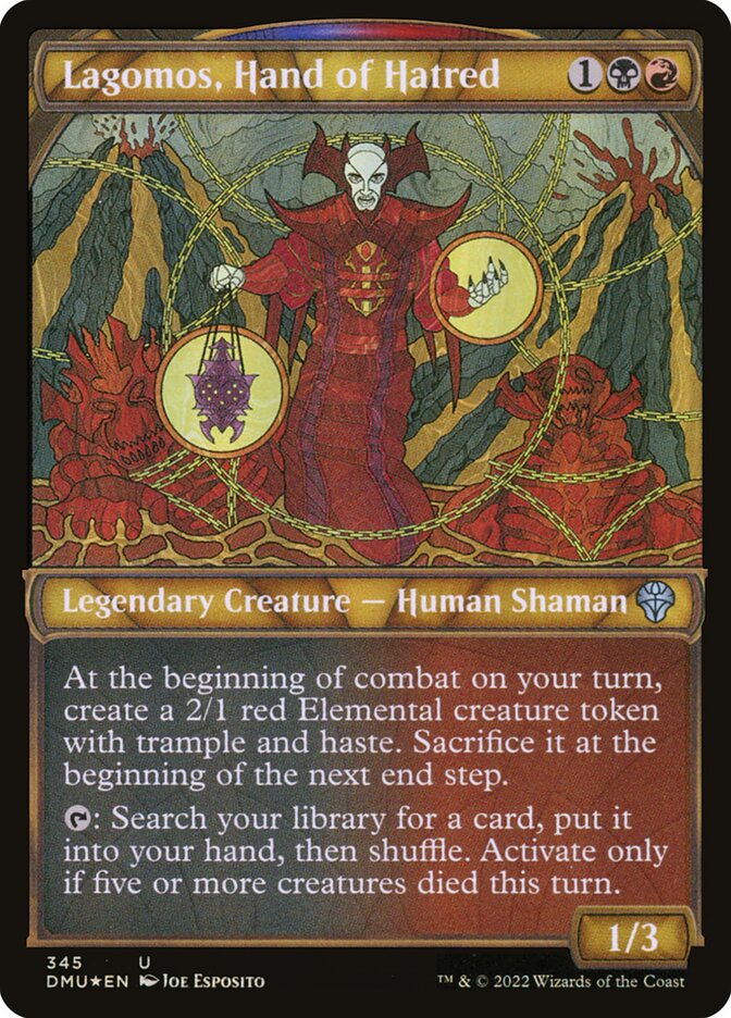Lagomos- Hand of Hatred (Textured Foil)