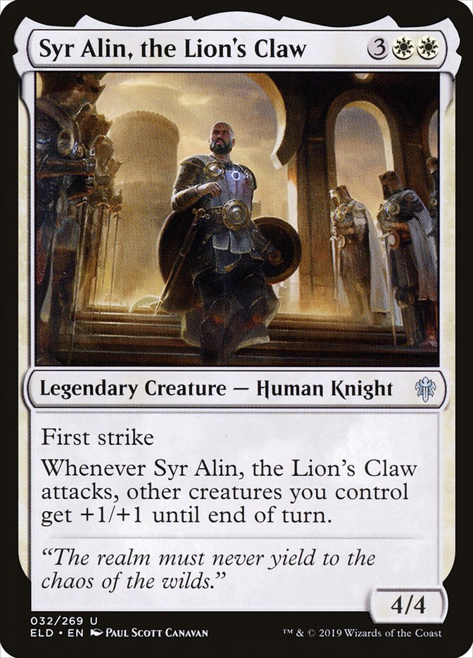 Syr Alin- the Lion's Claw