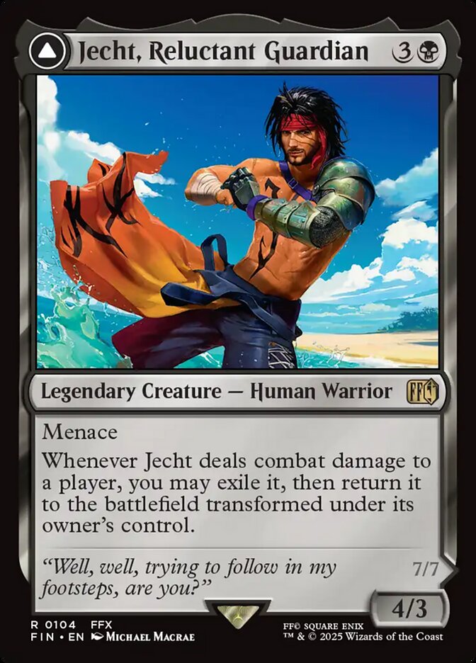 Jecht, Reluctant Guardian 
