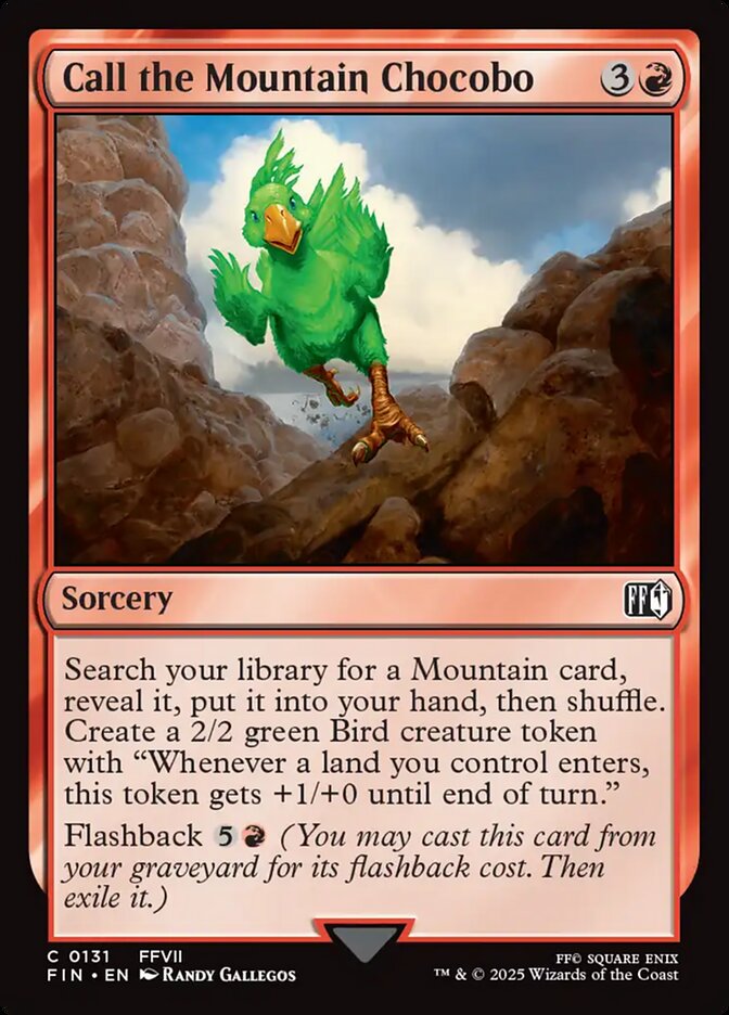 Call the Mountain Chocobo 