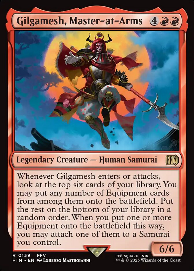 Gilgamesh, Master-at-Arms 