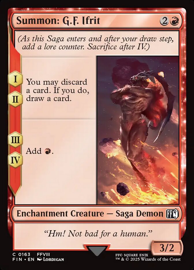 Summon: G.F. Ifrit 