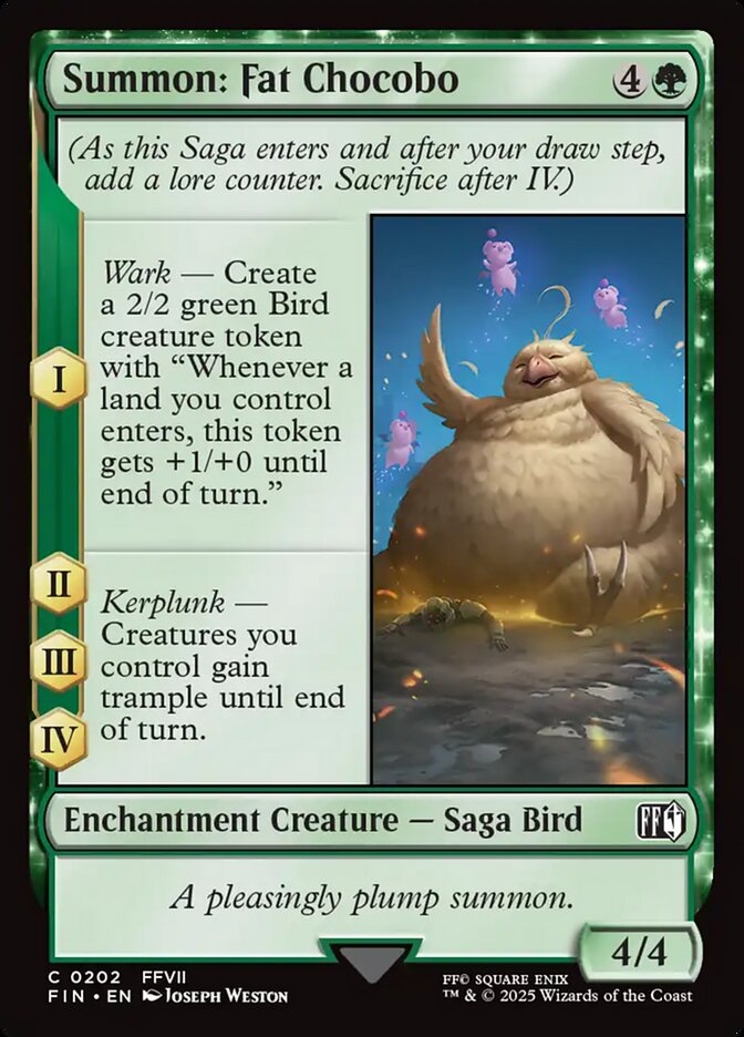 Summon: Fat Chocobo 