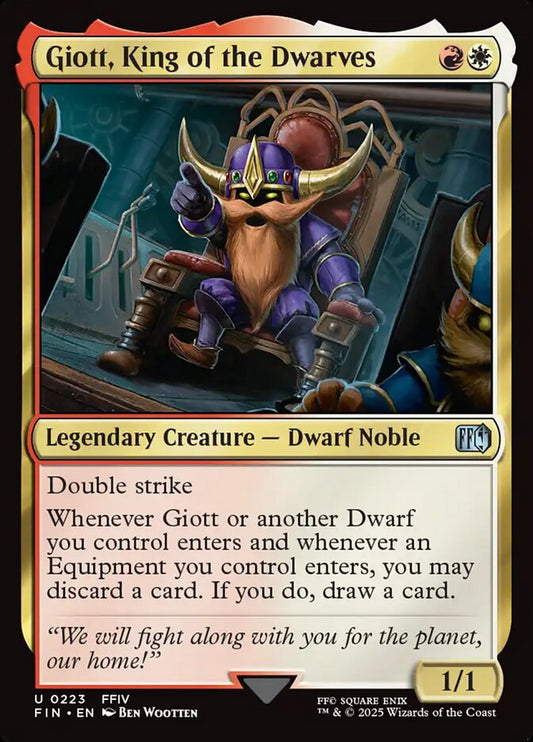 Giott, King of the Dwarves 