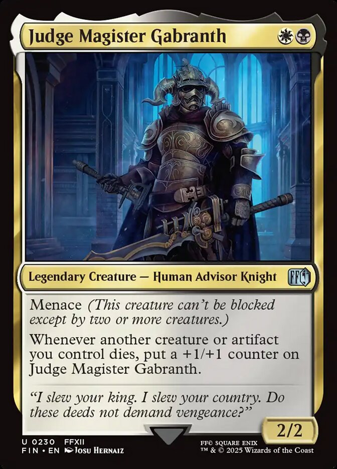 Judge Magister Gabranth 