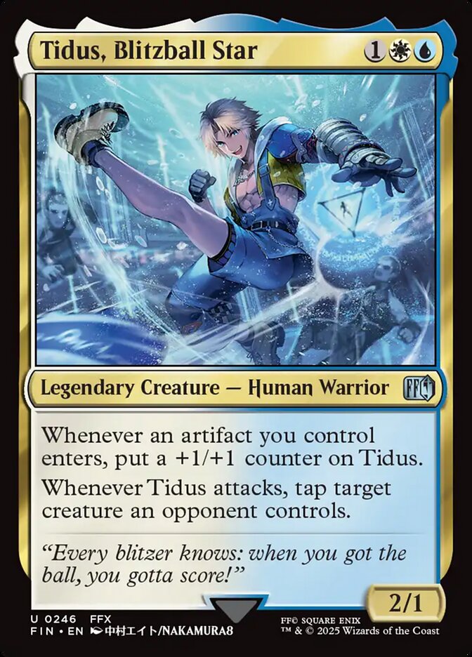 Tidus, Blitzball Star 