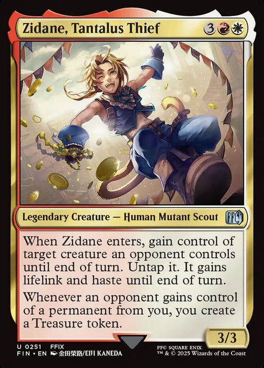 Zidane, Tantalus Thief 