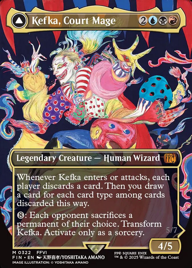 Kefka, Court Mage (0322) (Borderless) 