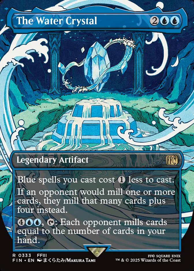 The Water Crystal (Borderless) 