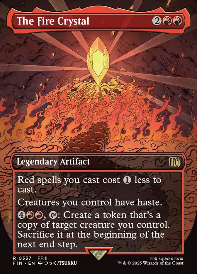 The Fire Crystal (Borderless) 