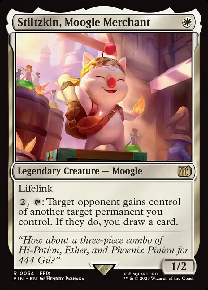 Stiltzkin, Moogle Merchant 