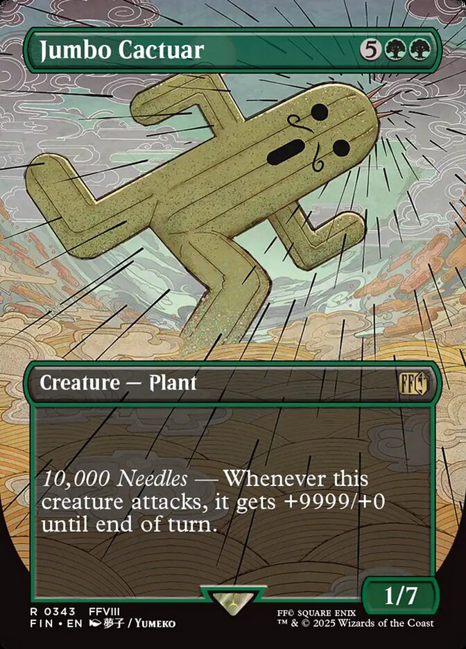 Jumbo Cactuar (Borderless) 