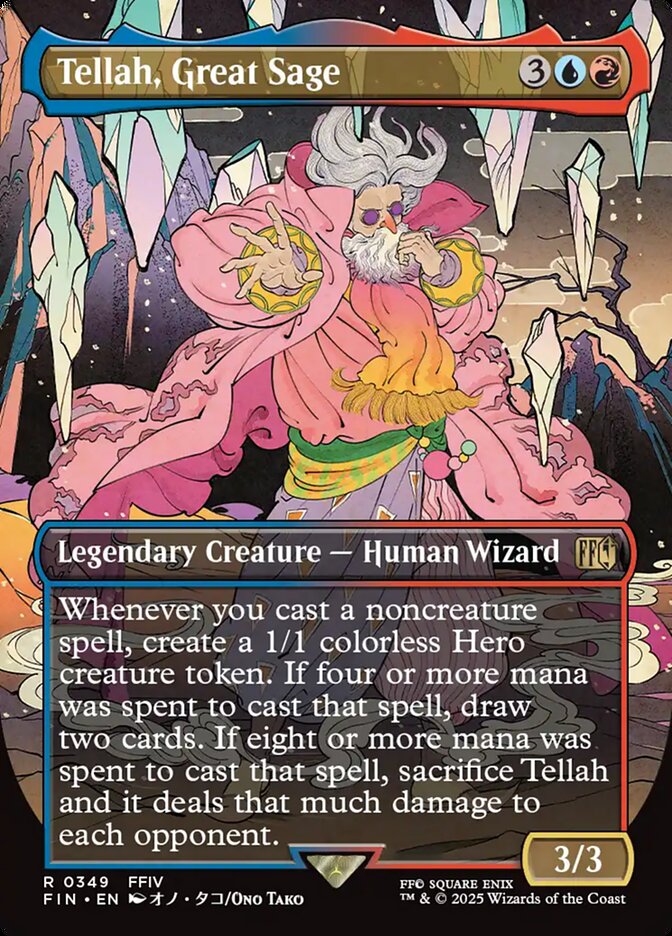 Tellah, Great Sage (Borderless) 