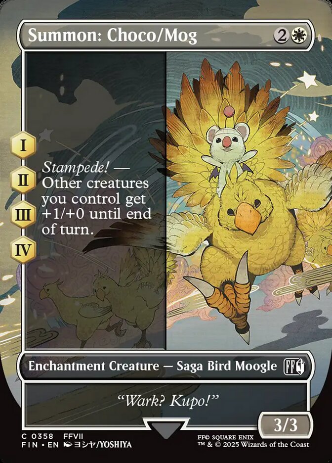 Summon: Choco/Mog (Borderless) 