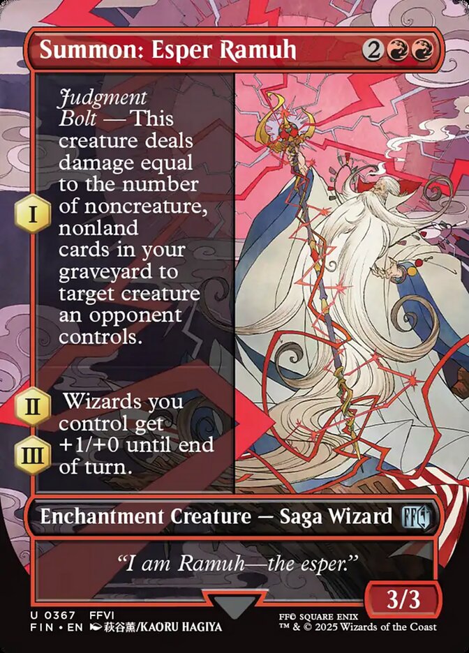 Summon: Esper Ramuh (Borderless) 
