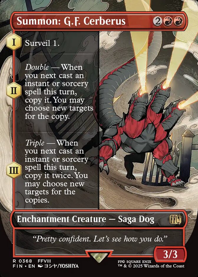 Summon: G.F. Cerberus (Borderless) 