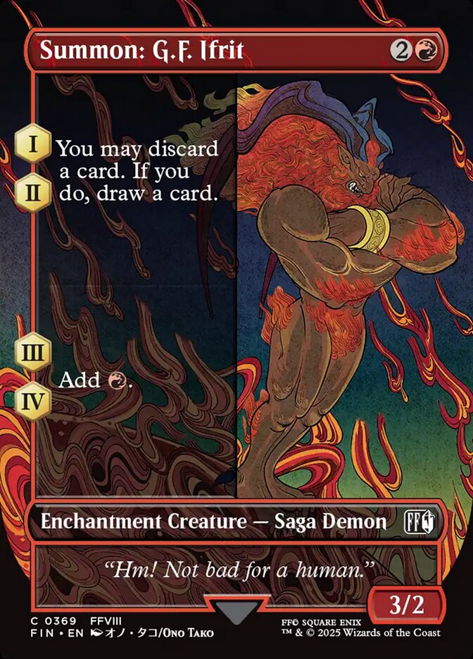 Summon: G.F. Ifrit (Borderless) 