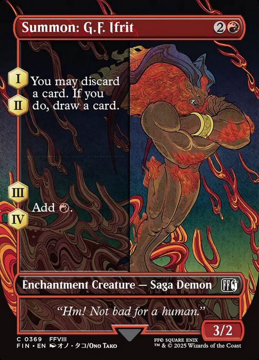 Summon: G.F. Ifrit (Borderless) 