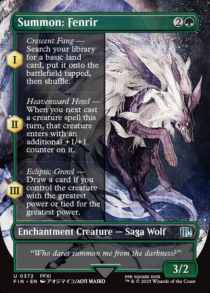 Summon: Fenrir (Borderless) 