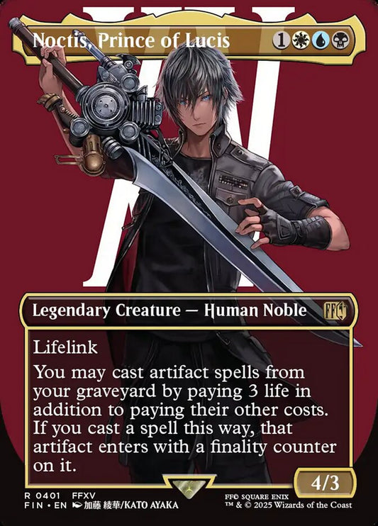 Noctis, Prince of Lucis (Borderless) 