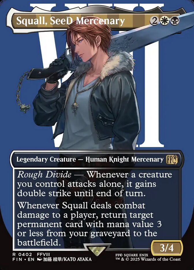 Squall, SeeD Mercenary (Borderless) 